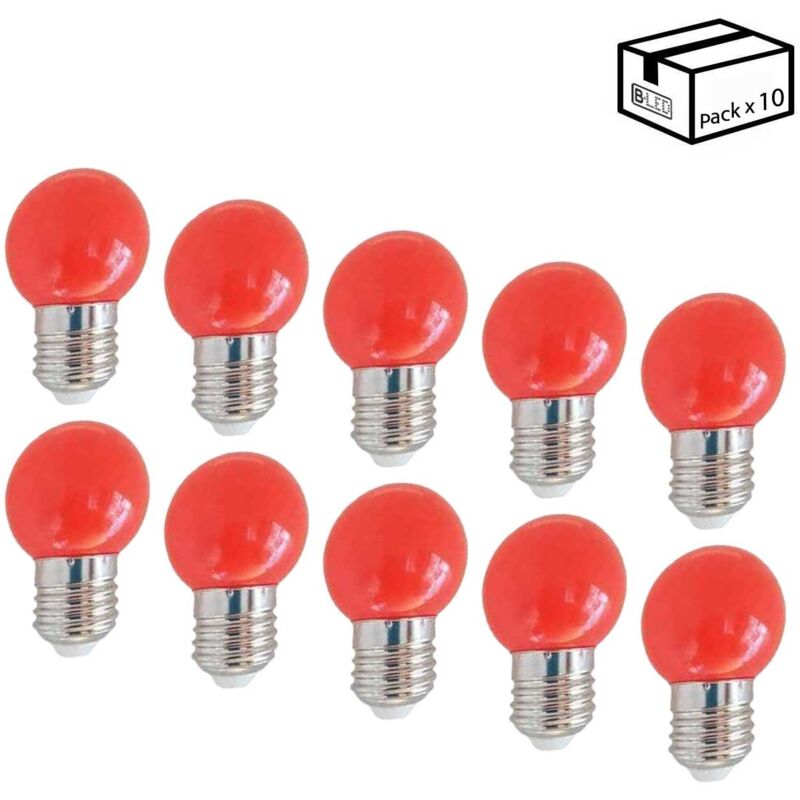 foto del prodotto lotto 10 lampadine led e27 1w 1 colore