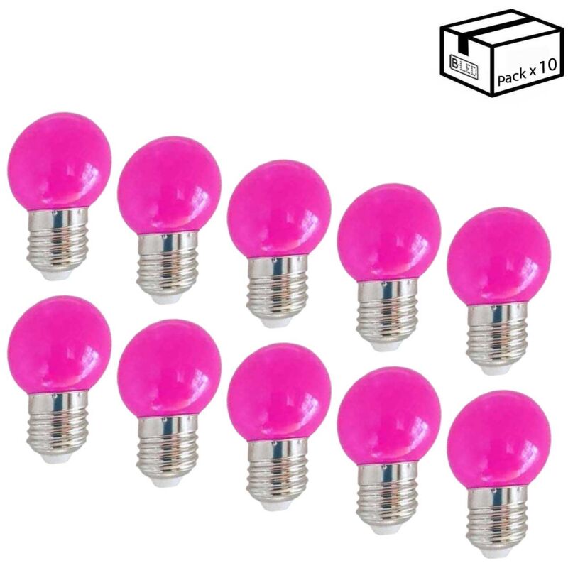 immagine 0 del prodotto lotto 10 lampadine led e27 1w 1 colore