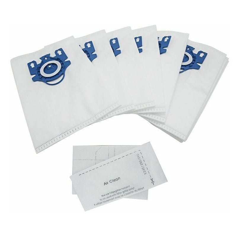 foto del prodotto lotto da 10 sacchetti da sostituire per aspiranti miele hyclean 3d efficiency gn classic c1 complete c2 c3 series s2000 s5000 s8000.