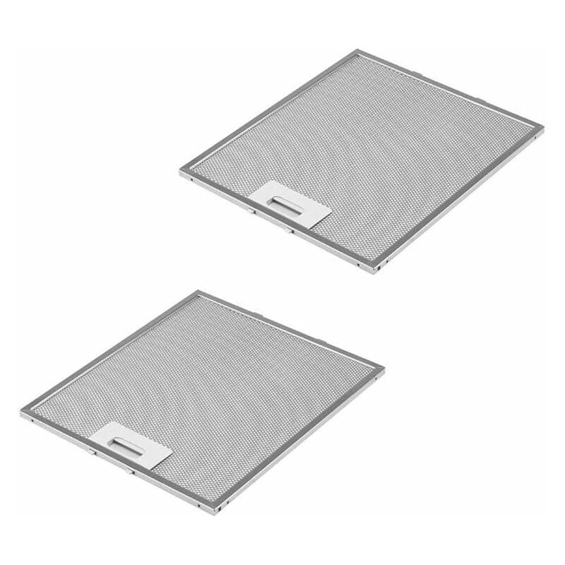 foto del prodotto lotto da 2 filtro metallo anti grasso 267x305mm cappa aspirante elica 4357162