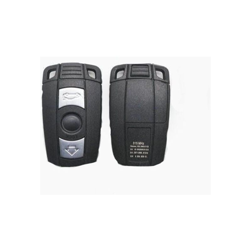foto del prodotto lotto di 1, accessori per auto, portachiavi intelligente bmw per serie 5 e 6, accesso senza chiave a 3 pulsanti, telecomando, custodia per chiave