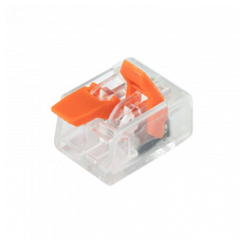 foto del prodotto lotto di 100 connettori elettrici a 2 porte di leva finanziaria