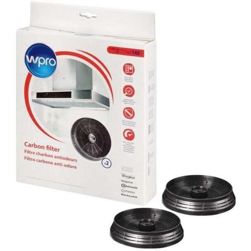 foto del prodotto lotto di 2 filtri a carbone 14 145 x 30 mm cappa aspirante rosieres 1132223662894677187