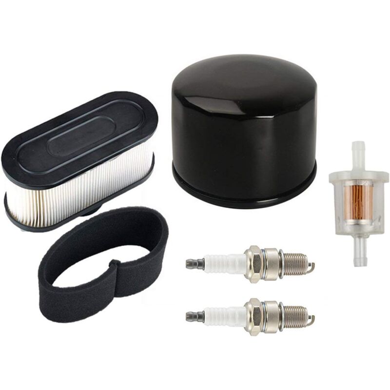 foto del prodotto lotto di 2 filtri con prefiltri aria con olio compatibili con kawasaki fr651v fr691v fr730v fs481v fs541v fs600v fs651v fs691v fs730v motore 4 cicli.