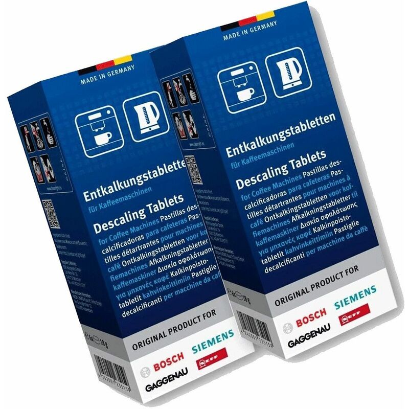 foto del prodotto lotto di 2 scatole da 6 pastiglie anticalcare tassimo macchina da caff , caffettiera bosch 4357707