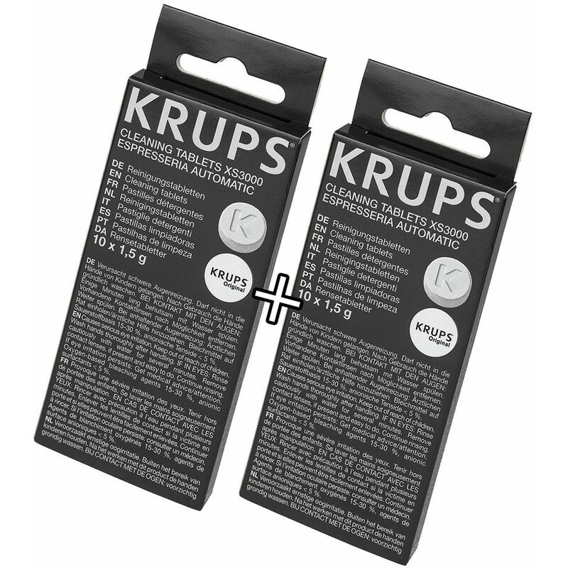foto del prodotto lotto di 2 scatole di pastiglie detergenti accessori e prodotti krups 4356292