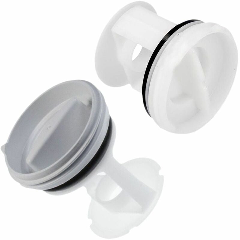 foto del prodotto lotto di 2 tappi filtri di scarico lavatrice whirlpool 2947183059733537489