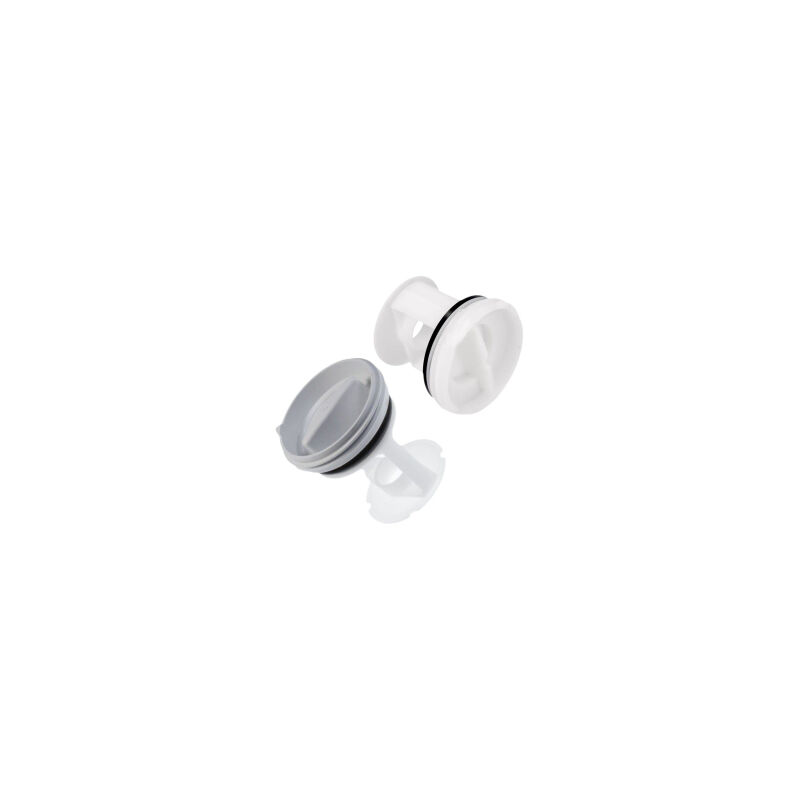 foto del prodotto lotto di 2 tappi filtri di scarico lavatrice whirlpool 2947183662734948866