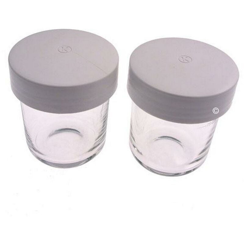 foto del prodotto lotto di 2 vasetti in vetro coperchio robot da cucina e cuocitutto kenwood 1134313662894059969