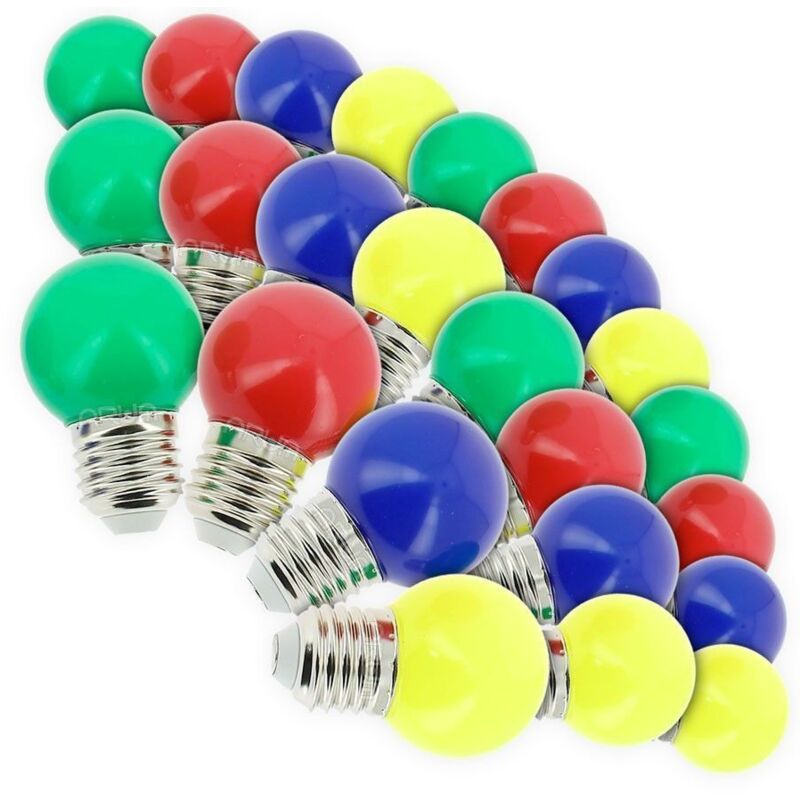 foto del prodotto lotto di 24 lampadine e27 ghirlanda per esterni