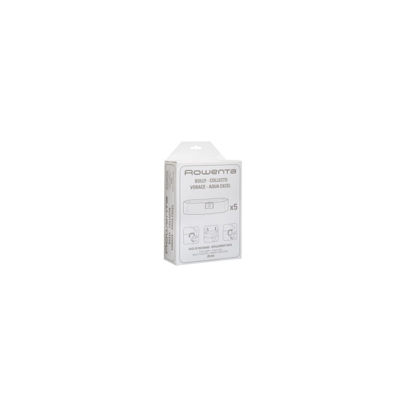 foto del prodotto lotto di 4 sacchetti microfibra collecto wet dry aspirapolvere rowenta 195269