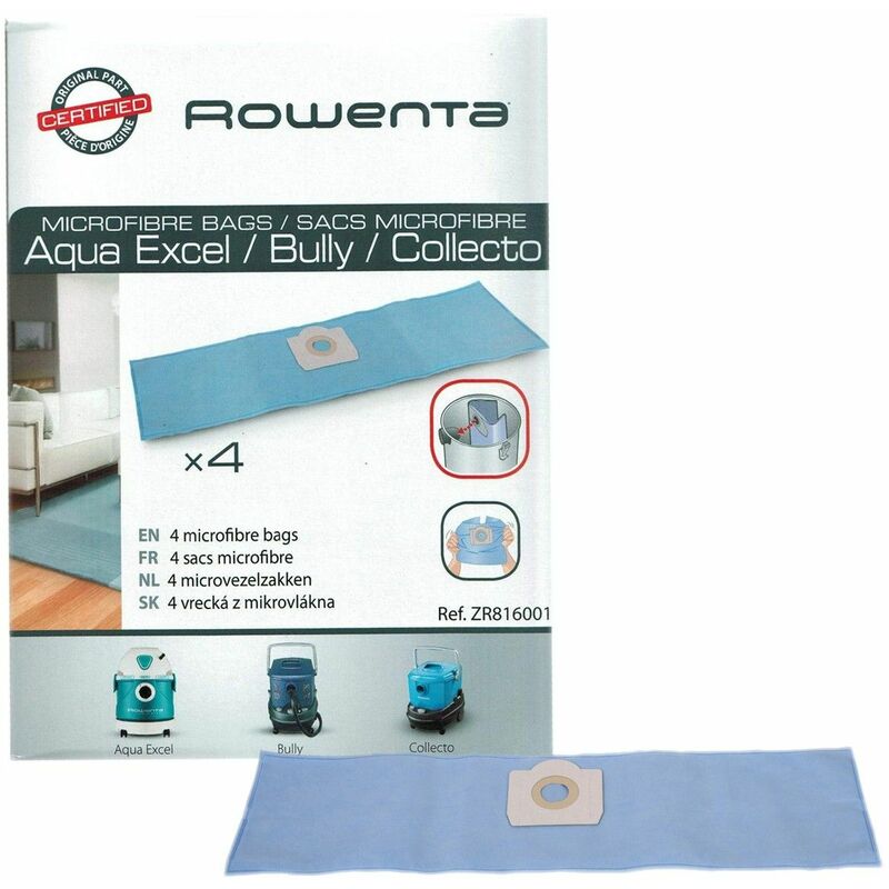 foto del prodotto lotto di 4 sacchetti microfibra collecto wet dry aspirapolvere rowenta 1952693663946906613
