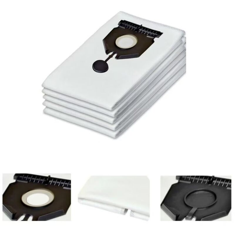 foto del prodotto lotto di 5 sacchetti vaporizzatore per karcher 2.889 154.0 nt 30 1 30l xvx
