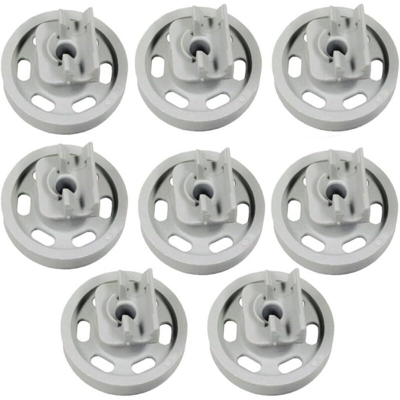 foto del prodotto lotto di 8 rotelle pi basse per la lavastoviglie aeg, arthur martin electrolux privileg, zanker, zanussi 4071300307