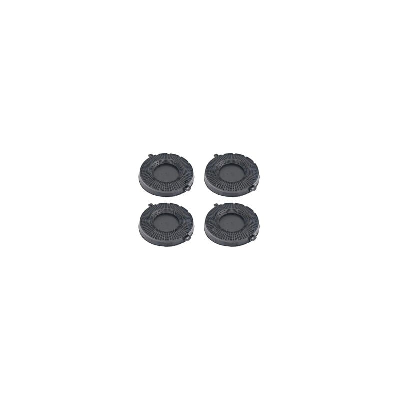 foto del prodotto lotto di accessori sos di quattro filtri di carbone tipo 48 amc037 cappuccio originale 235x30 mm 484000008783, 480122101262 electrolux