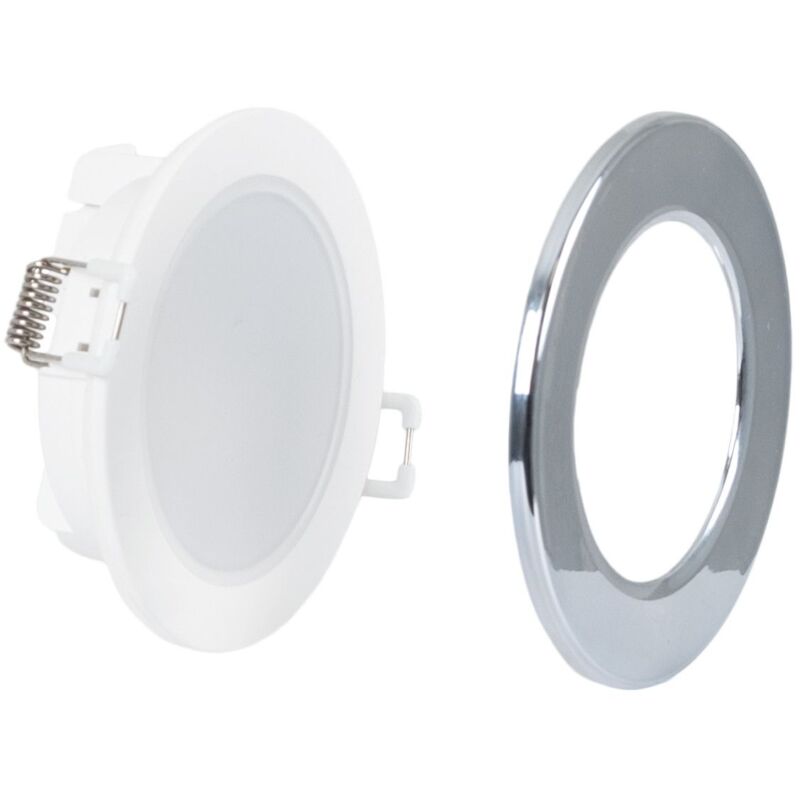 foto del prodotto lotto downlight led per esterni 5w ip65 4000k anello bianco neutro
