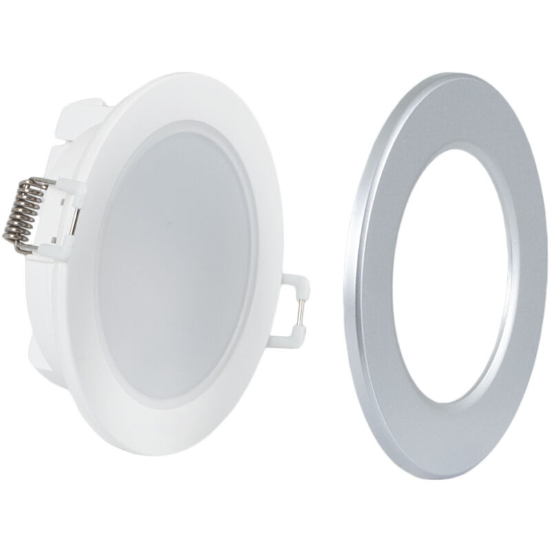 foto del prodotto lotto downlight led per esterni 5w ip65 4000k anello bianco neutro