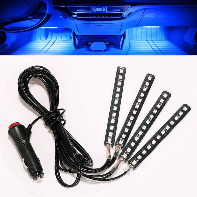 foto del prodotto lotto per auto led rgb 12v controllo dal cellulare tramite