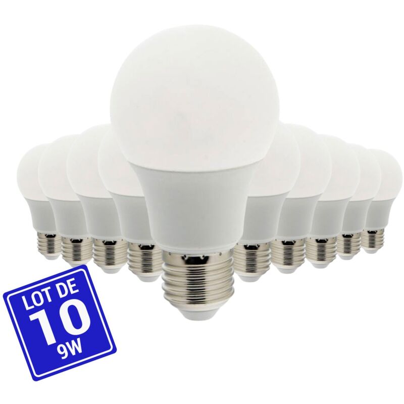 foto del prodotto lotto x 10 lampadina led e27 a60 9w