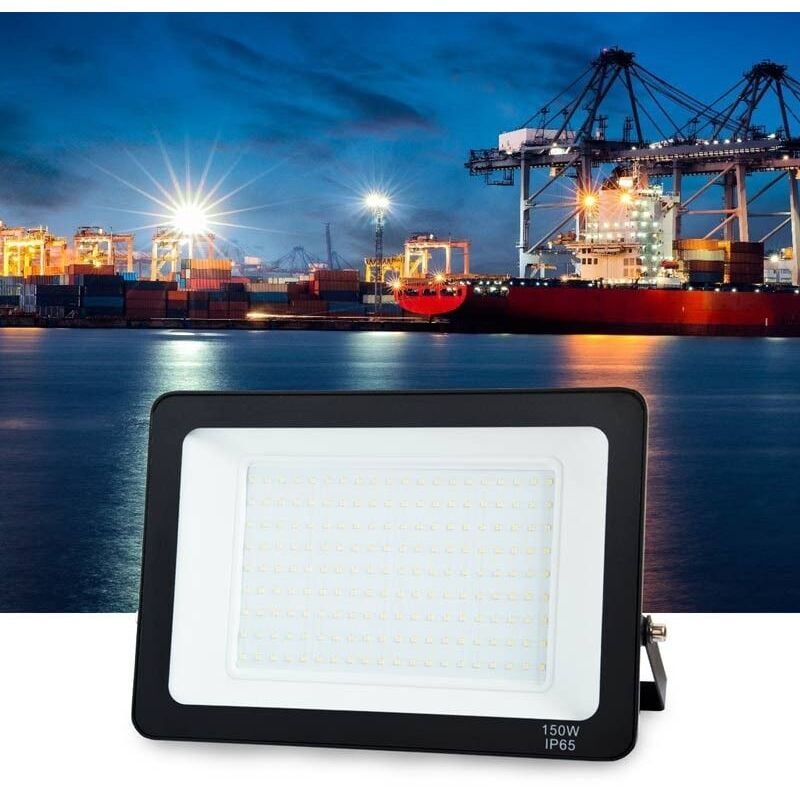 foto del prodotto lotto x 2 fari a led da esterno 150w 95lm w ip65 bianco freddo