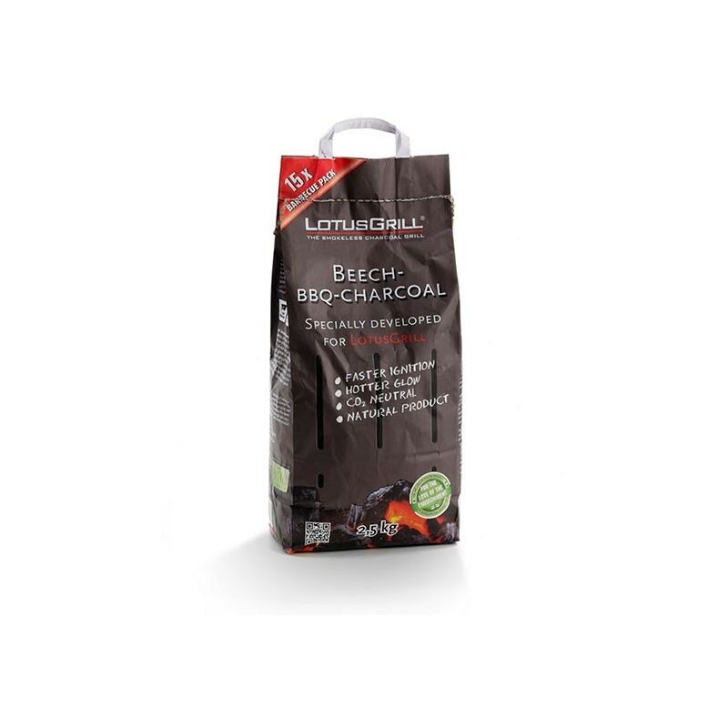 foto del prodotto lotus grill carbone per barbecue carbonella di faggio 2.5 kg