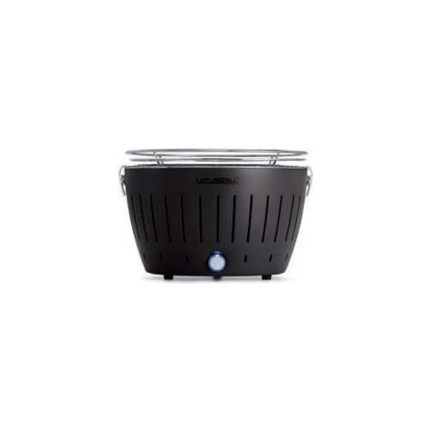 foto del prodotto lotusgrill nuovo modello 2019 barbecue nero con batterie e cavo di alimentazione usb