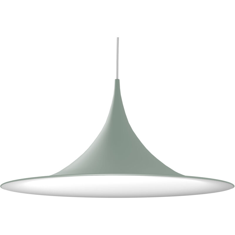 foto del prodotto louie binario sospensione, 1x e27, max 42w, metallo, verde iceberg bianco, d.33cm lumicom