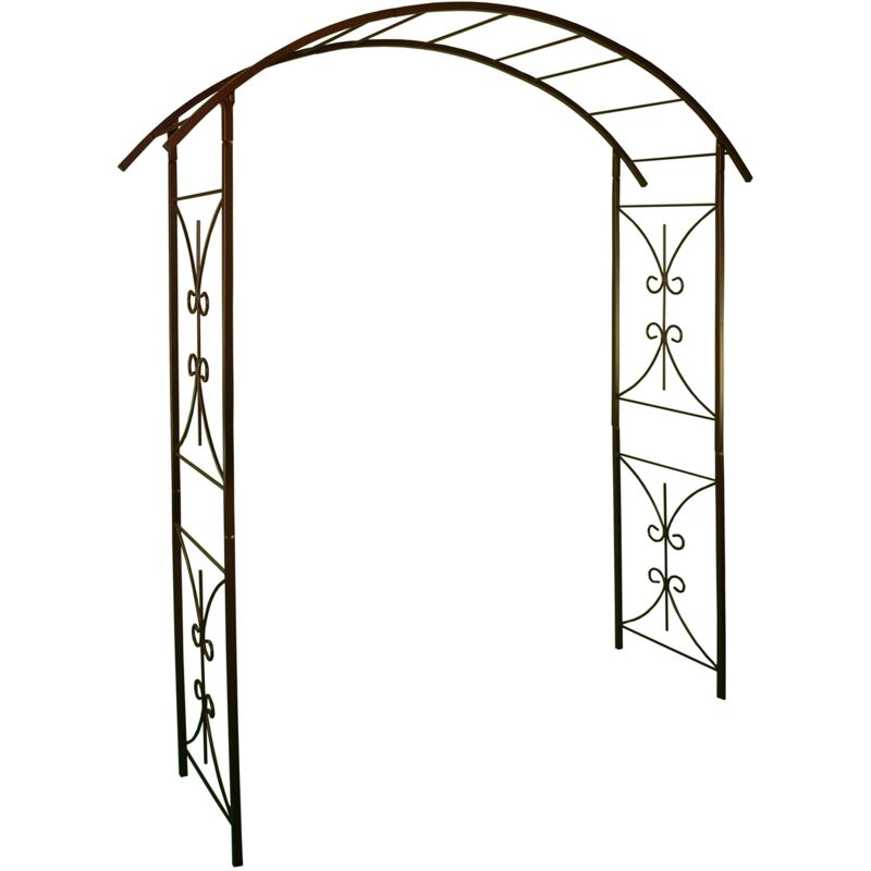 foto del prodotto louis moulin arco tubo quadrato per piante rampicanti ferro invecchiato 180 x 50 x 220 cm 3026 made in france