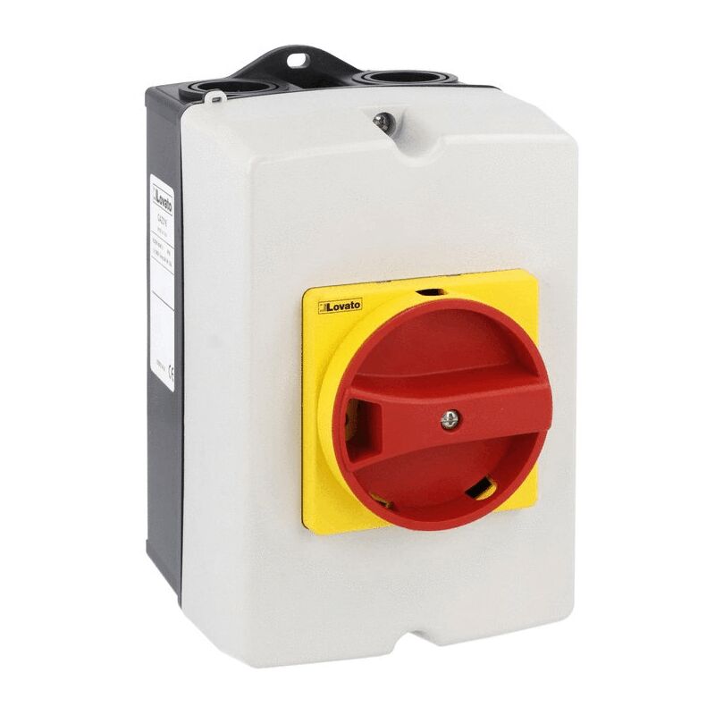 foto del prodotto lovato interruttore sezionatore rotatorio da parete 3x32a ip65 gaz032