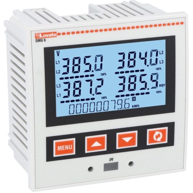 foto del prodotto lovato multimetro lcd espandibile 100 440vac 120 250vdc dmg600