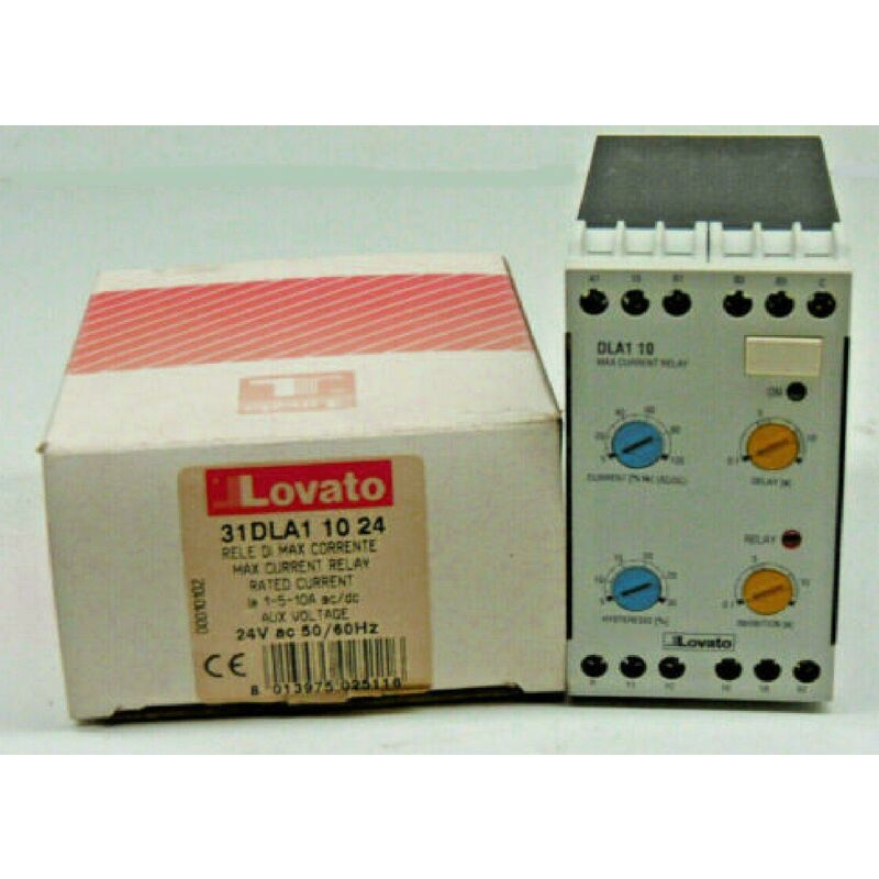 foto del prodotto lovato rele amperometrico max 10a 24vca 31dla110274