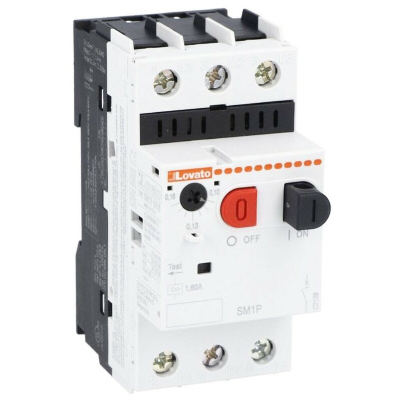 foto del prodotto lovato salvamotore potere di int. a 400v 100ka 13 a 18a sm1p1800