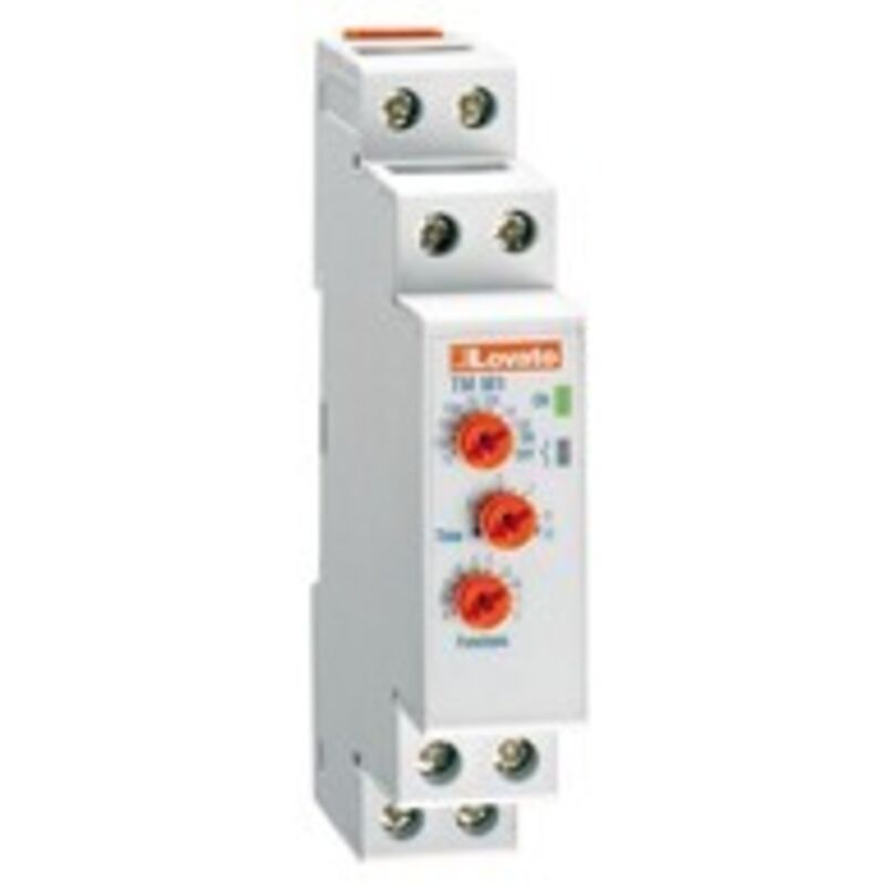 foto del prodotto lovato temporizzatore modulare multifunzione 12 240v cod. tmm1 