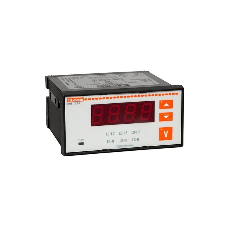 foto del prodotto lovato voltmetro digitale 3f 96x48mm rele programmato