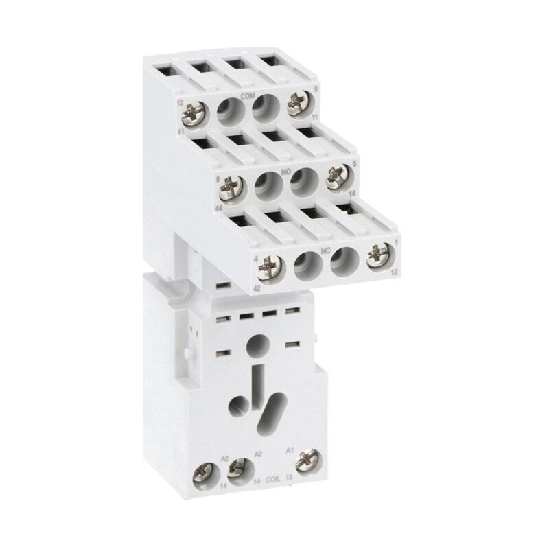 foto del prodotto lovato zoccolo per rel industriali con 2 scambi per serie hr602c hr6xs21