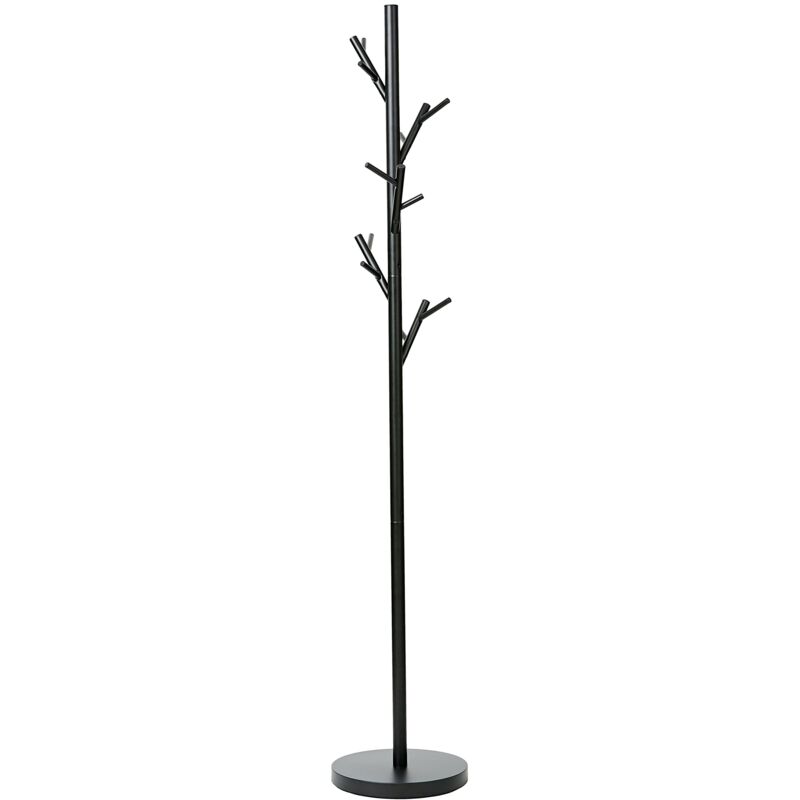 foto del prodotto love it store it loft appendiabiti da terra in metallo nero 5 ganci base stabile 30 cm, altezza 170 cm appendiabiti ingresso moderno