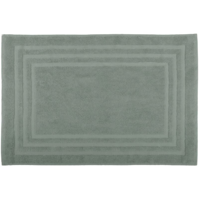 foto del prodotto lovely casa tappetino da bagno dimensioni 45 x 70 cm 100 cotone biologico colore lichene modello laguna biancheria da casa morbido e