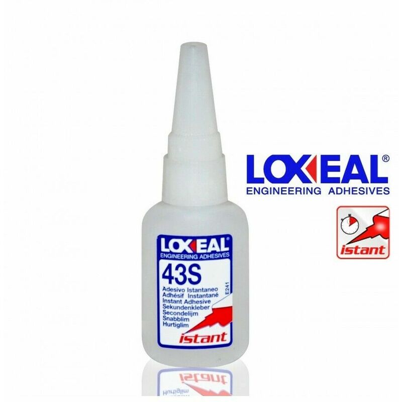 foto del prodotto loxeal istant 43s 20 gr adesivo istantaneo colla universale etile cianoacrilico
