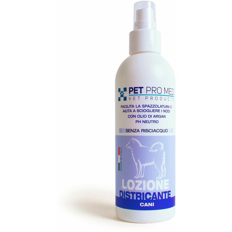 foto del prodotto lozione districante facilita la spazzolatura e aiuta a sciogliere i nodi del pelo del cane 1 flacone da 200 ml