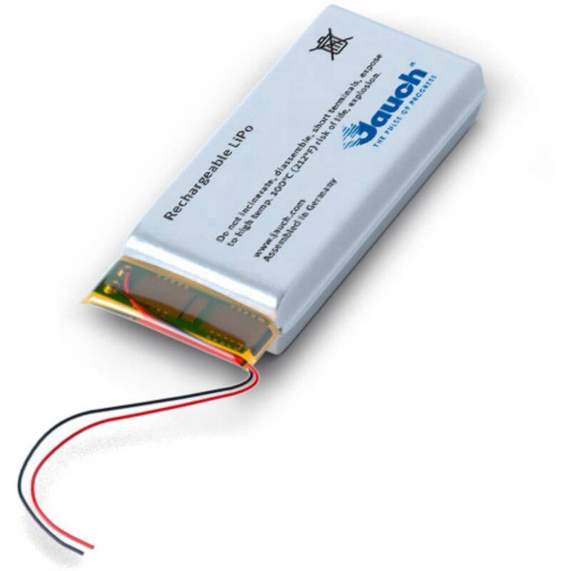 foto del prodotto lp502030jh batteria ricaricabile speciale prismatica con cavo lipo 3.7 v 250 mah - jauch quartz