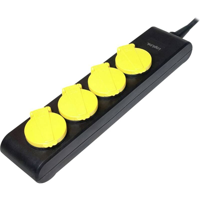 foto del prodotto lps212 multipresa senza interruttore nero logilink
