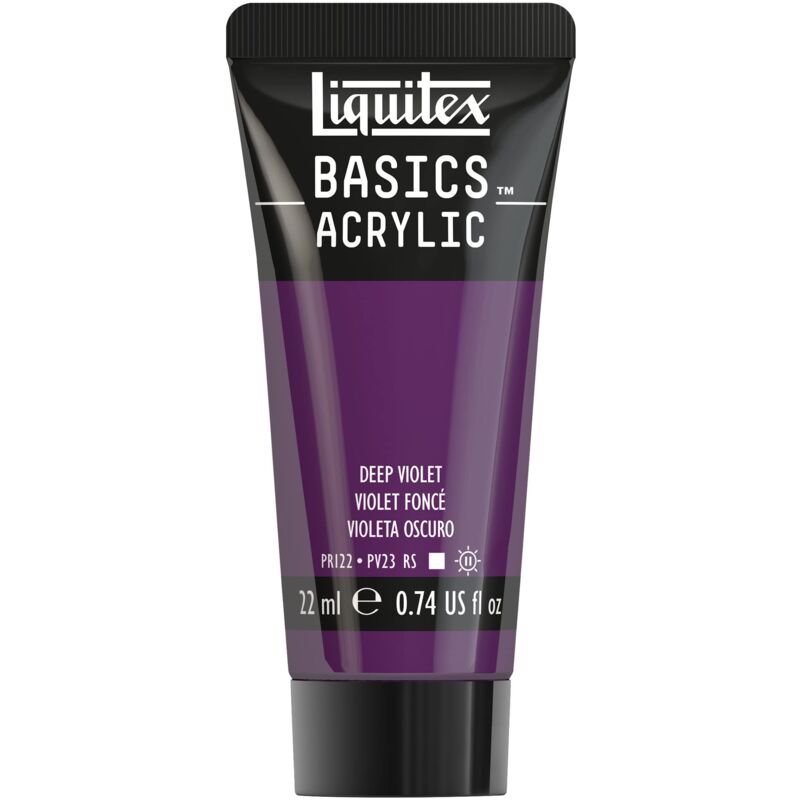 foto del prodotto lqx basics 22ml viola scuro liquitex