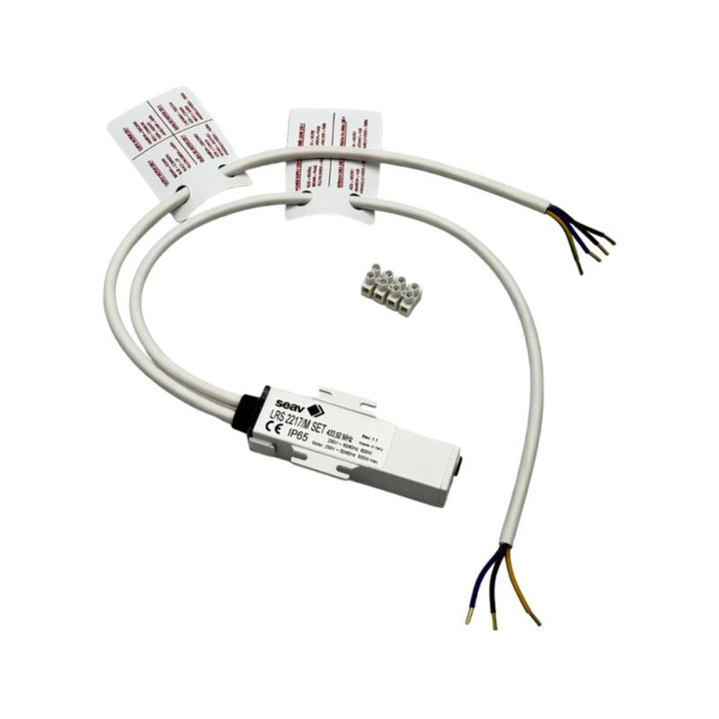 foto del prodotto lrs 2217 m ricevente ricevitore centrale elettronica per tende e tapparelle universale 433,92mhz 96170001 seav