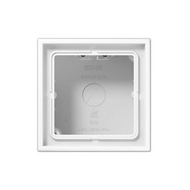 foto del prodotto ls cube scatola da superficie 1 elemento bianco alpino jung ls581aww