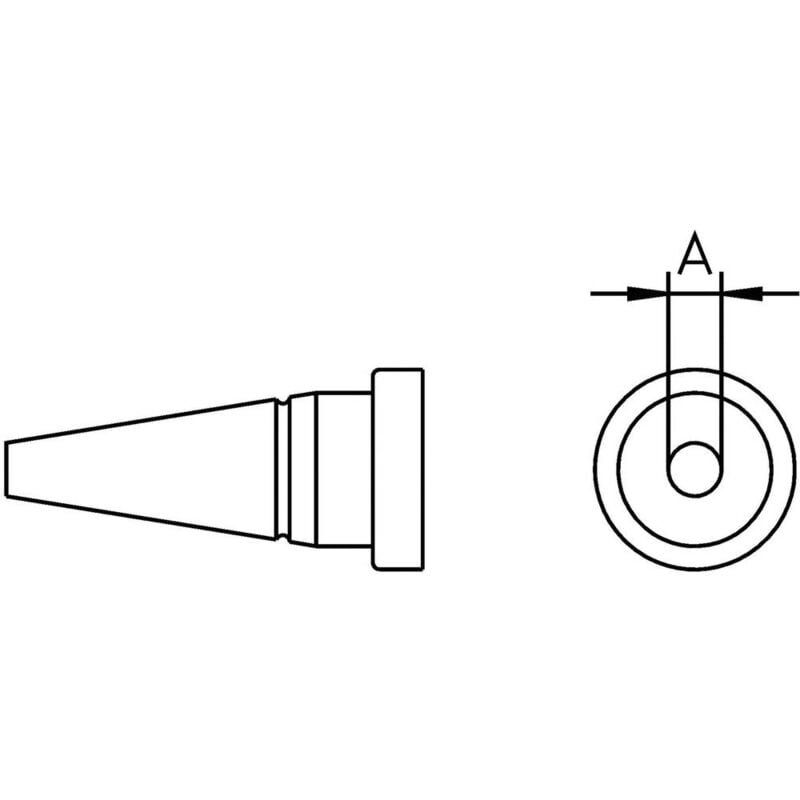 foto del prodotto lt as punta di saldatura forma tonda dimensione punta 1.6 mm contenuto 1 pz. weller