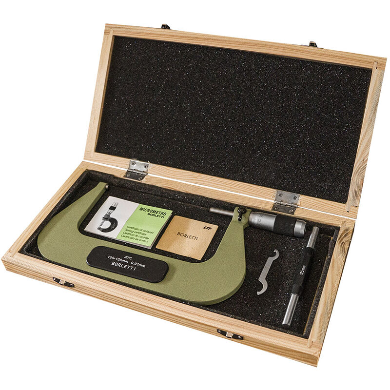 foto del prodotto ltf micrometro centesimale per esterni borletti meln 6w lettura 125 150 mm