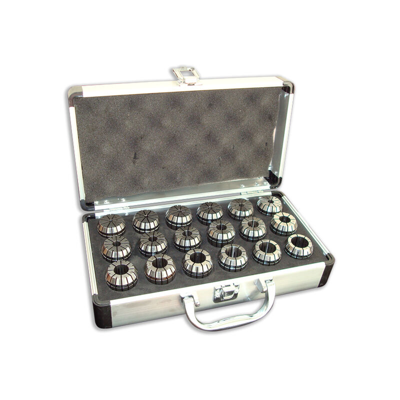 foto del prodotto ltf serie di 18 pinze er 32 per frese da 3 a 20 mm in valigetta prt tools