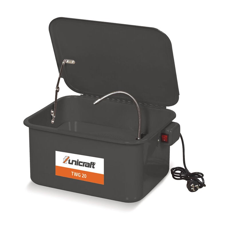 foto del prodotto ltf vasca lavapezzi unicraft twg 20 flusso detergente 3,3 l min volume cabina lavoro 20 l