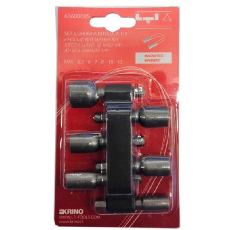foto del prodotto lti set 6 inserti a bussola magnetici