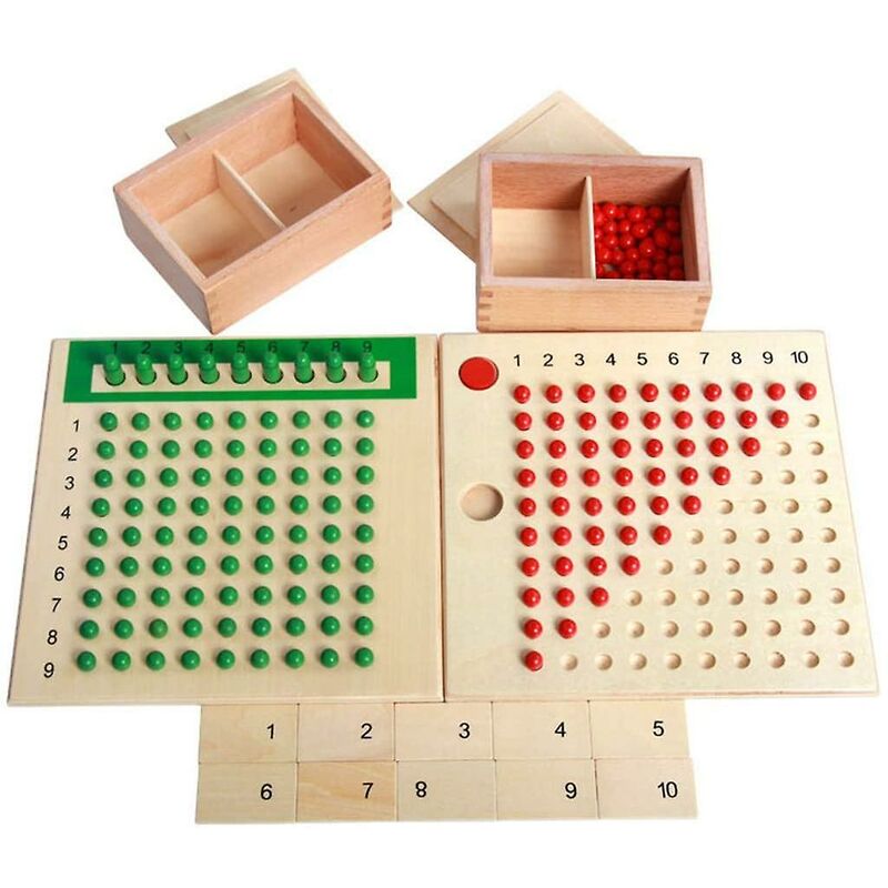 foto del prodotto lts fafa matematica giocattoli educativi montessori matematica scheda di moltiplicazione del materiale
